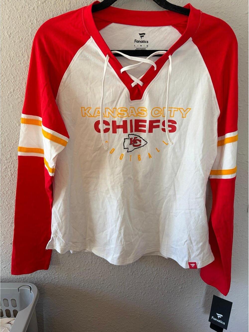 NWT Fanatics Kansas City Chiefs Long Sleeve size L